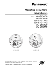Panasonic WV-SFN110 Manuals | ManualsLib