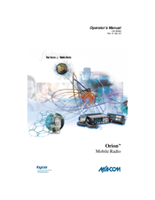 M/A-Com Orion Operator's Manual
