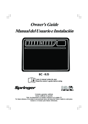 Springer BC-127 Owner's Manual
