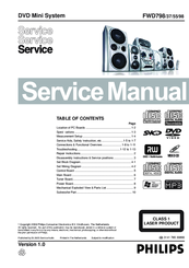 Philips FWD798/98 Servise Manual