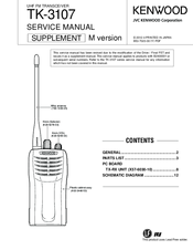 Kenwood TK-3107 Service Manual