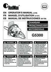 RedMax G5300 Operator's Manual