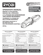 Ryobi HP44L Manuals | ManualsLib