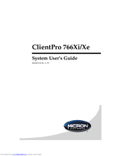 Micron ClientPro 766Xe System User's Manual