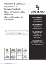 VideoLabs MicCOMMAND Installation & User Manual