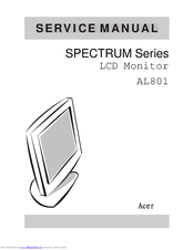 Acer SPECTRUM AL801 Service Manual