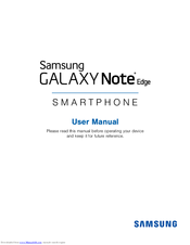 Samsung Galaxy Note Edge SM-N915T User Manual