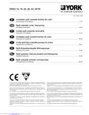 York EKKC 12 FS Installation Instructions Manual