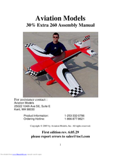 Aviation Models 30% Extra 260 Assembly Manual
