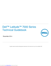 Dell Latitude 7000 Series Technical Manualbook