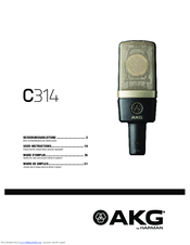 AKG C314 User Instructions