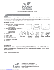 Inspire NS1002-1CH Installation Manual