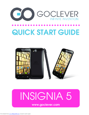Goclever insignia 5 Quick Start Manual