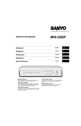 Sanyo MPX-CD92P Instruction Manual