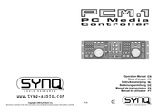 SYNQ AUDIO RESEARCH pcm-1 Operation Manual