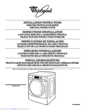 Whirlpool 3LCHW9100YQ Installation Instructions Manual