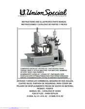 Unionspecial 81300 SERIES Instructions And Parts Manual