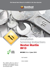 Euroheat Nestor Martin IN13 Installation & Servicing Instructions Manual