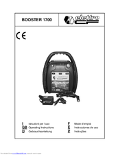 Elettro CF BOOSTER 1700 Operating Instructions Manual