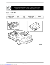 Saab 12 787 156 Installation Instuctions