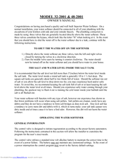 Superior Water 32-3000 Owner's Manual