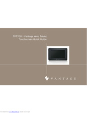Vantage Hearth TPT700-1 Quick Start Manual