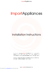 Siemens CT636LE Series Installation Instructions Manual