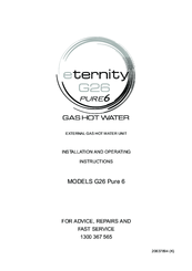 ETERNITY G26 Installation And Operating Instruction