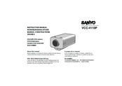 Sanyo VCC-4110P Instruction Manual