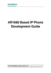 PalmMicro AR1688 Development Manual