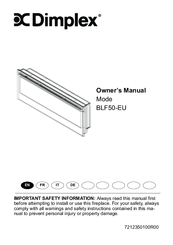 Dimplex BFL50-EU Owner's Manual