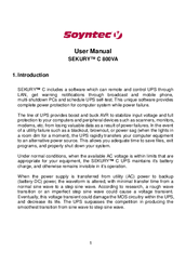 Soyntec SEKURY C 800VA User Manual
