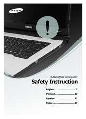 Samsung N150 Safety Instruction