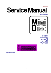 Panasonic SJ-MD150 Servise Manual