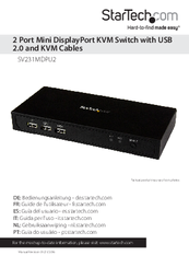 StarTech.com SV231MDPU2 Instruction Manual