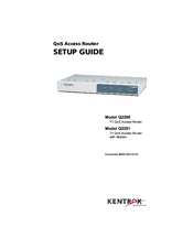 Kentrox Q2201 Setup Manual