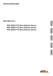 Axis Q6032 Installation Manual
