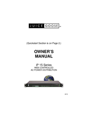 JUICE GOOSE iP1520 Owner's Manual