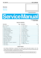 AOC L32W451B Servce Manual