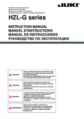 JUKI HZL-G Series Instruction Manual