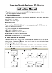 Rixen DR-20 series Instruction Manual
