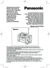 Panasonic EY37A2 Operating Instructions Manual