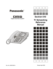 Panasonic DBS Section 540 Reference Manual