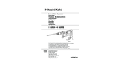 Hitachi Koki H 60MB Handling Instructions Manual