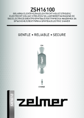 Zelmer ZSH16100 User Manual