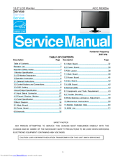 AOC N936S Service Manual