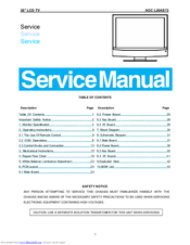 AOC L26AS73 Service Manual