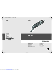 Bosch PMF 190 E Original Instructions Manual