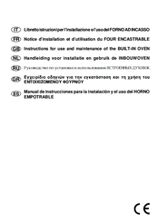 Bompani BO243DB Instructions For Use And Maintenance Manual