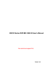 Security Camera King ME-1080-V2 User Manual